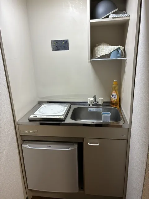 キッチンもあるので自炊もできます！