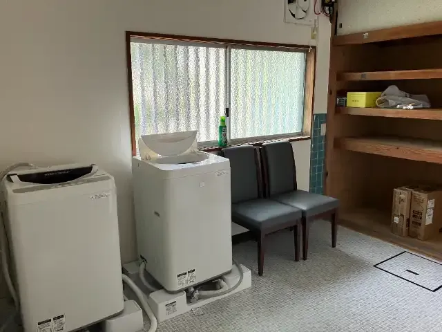 洗濯機も複数あります！（寮①）