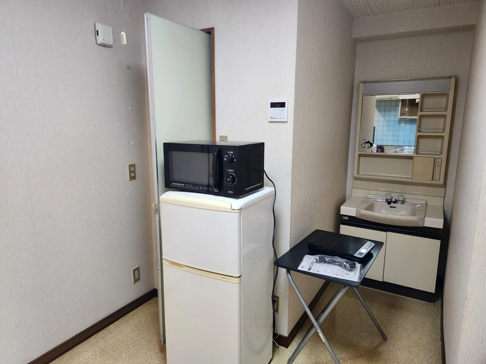 １R個室寮完備です！家具家電も揃っています！※参考例
