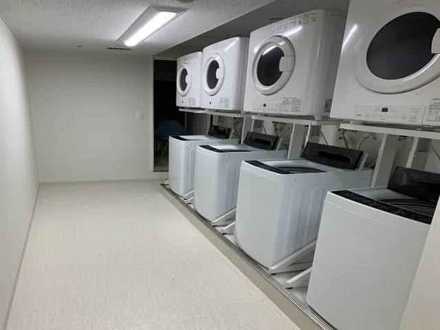 無料の新築ランドリースペース