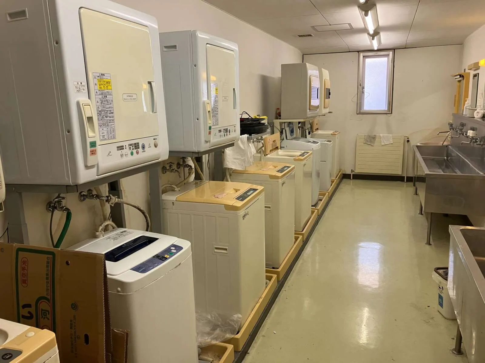 領内の洗濯機＆乾燥機