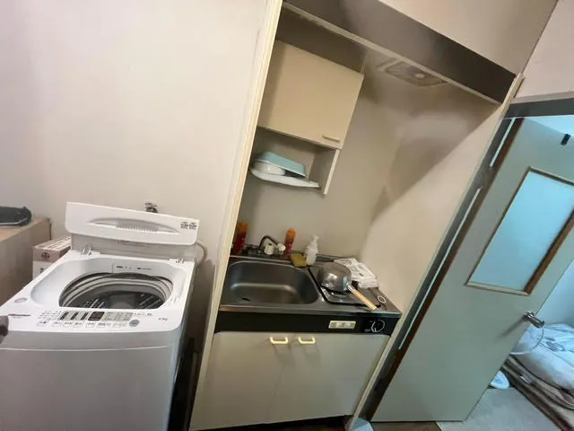 洗濯機、キッチンも部屋内です！