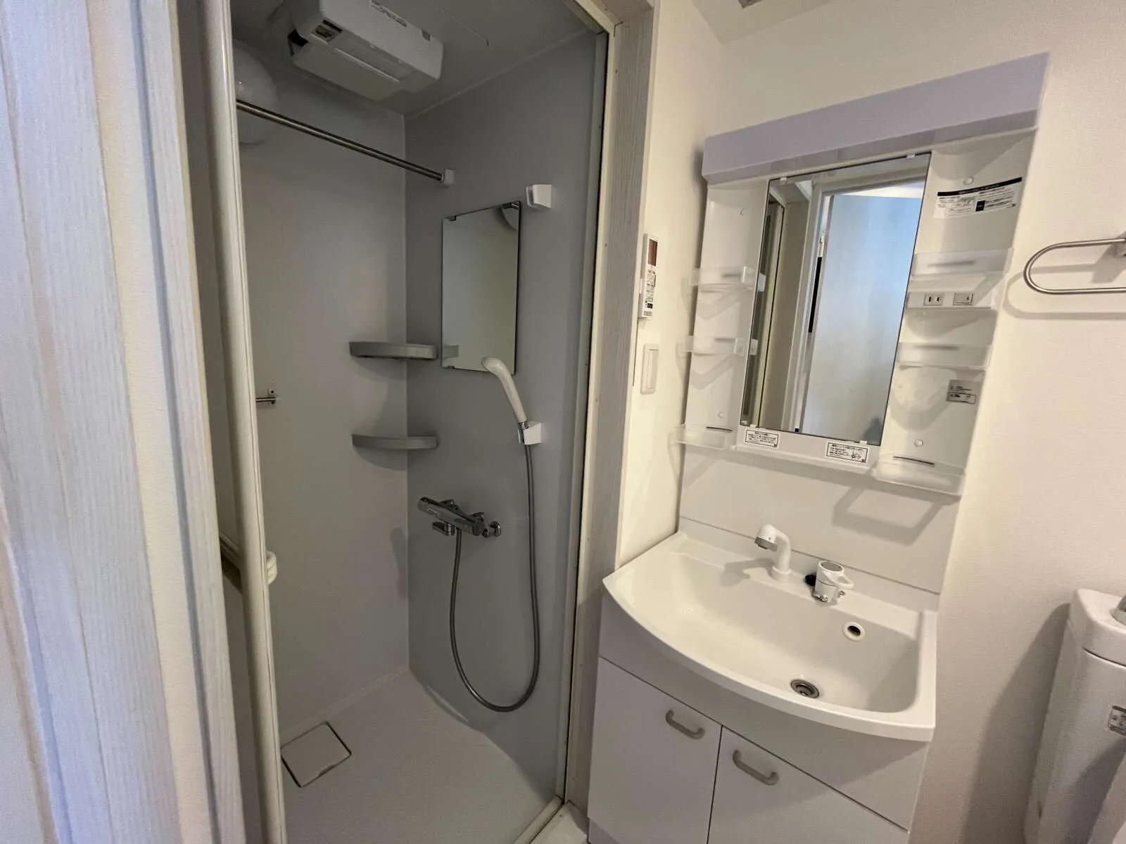 1R個室寮でバス・トイレも部屋内完備