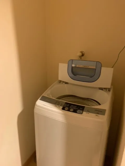 なんと洗濯機も各部屋にございます