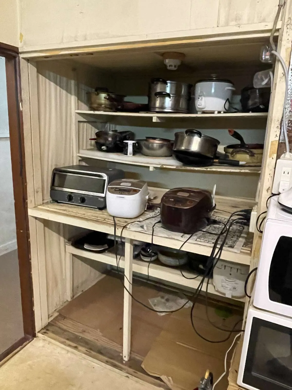 キッチンの調理家電が利用可能！