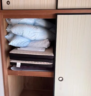 収納スペースもあり
