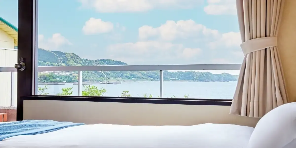 海の見える部屋もあります！