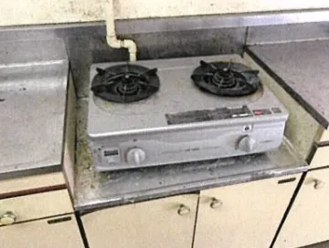 ガスコンロ　自炊可能！