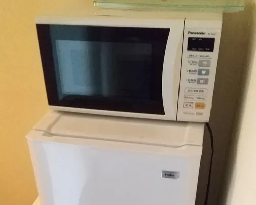 寮：電子レンジあり