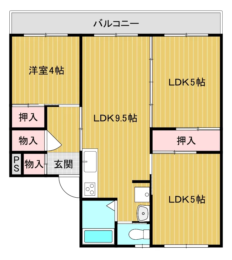 寮間取り例