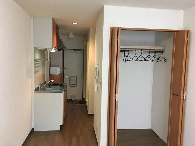 キッチン付きの1R個室寮(ユニットバス付き)