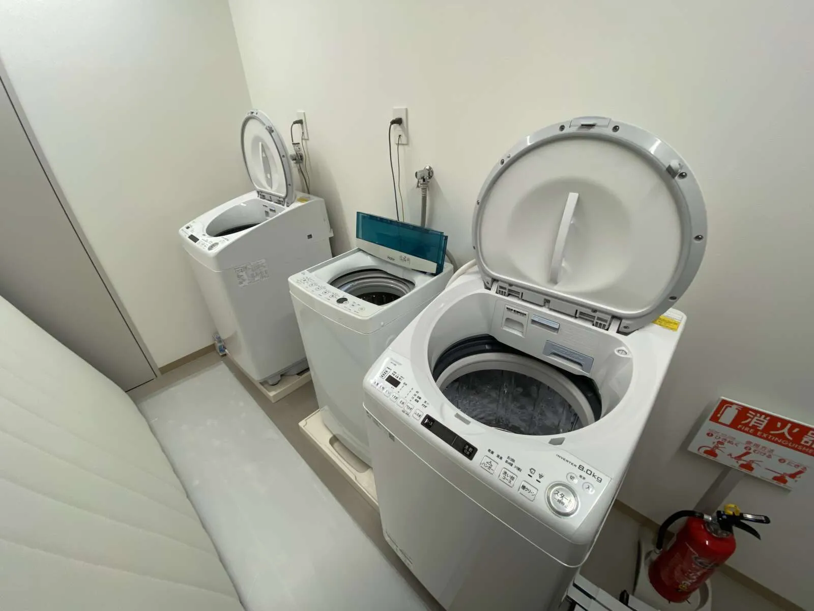 洗濯機は無料でご利用できます