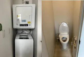 トイレと洗濯機