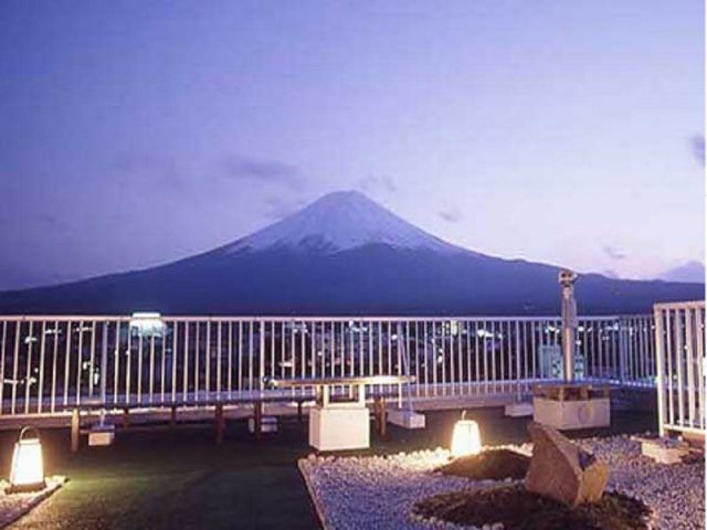 屋上から見える富士山