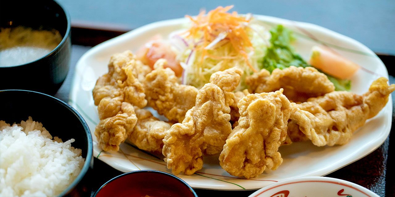 名物とり天は絶品！