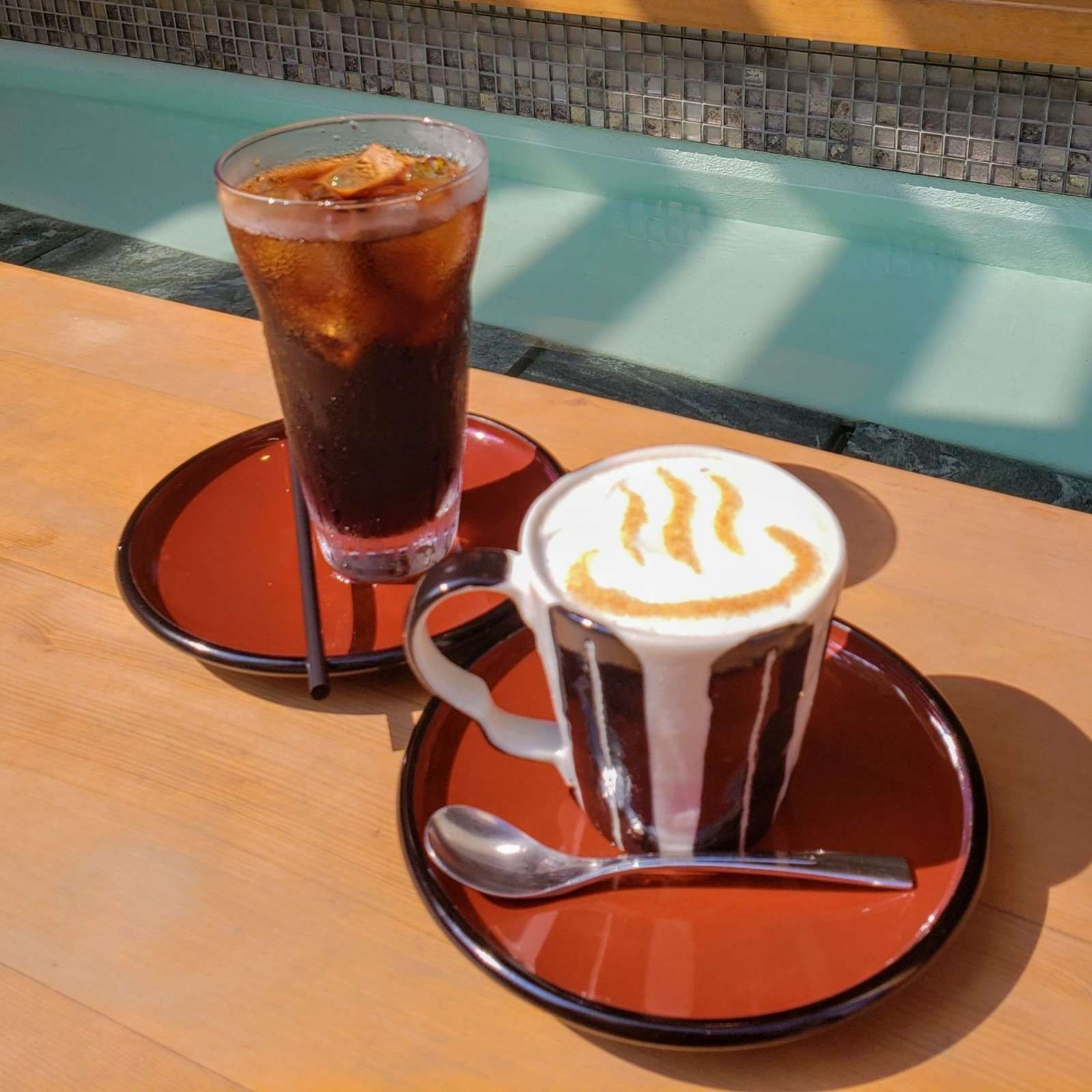 カフェメニュー（手前）