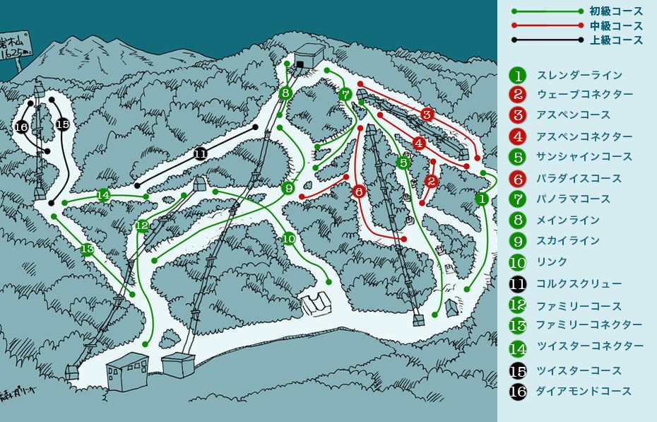 全22コース（リフト券無料）