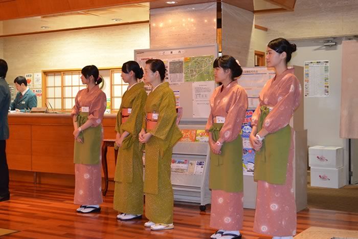 勤務中のようす