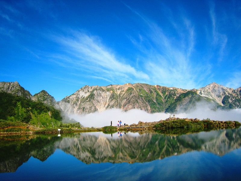北アルプスの絶景に囲まれてのお仕事。