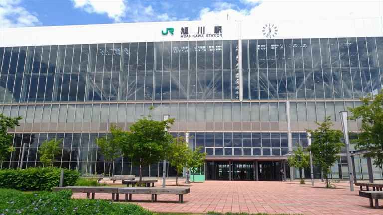 旭川までバスで1本です