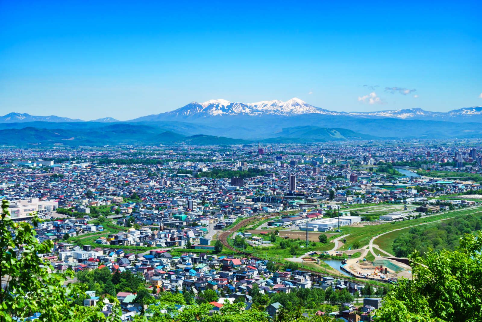 旭川の市街地まで60分