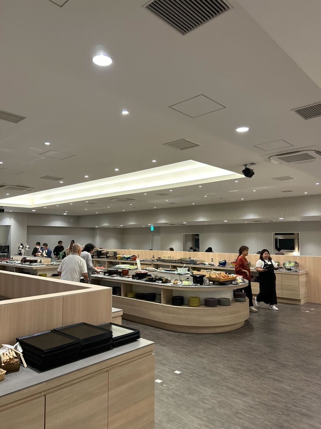 きれいなビュッフェ会場です！