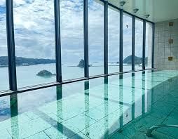 宿自慢の温泉です