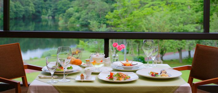 高級洋食が自慢の施設です！