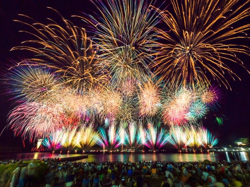 土肥温泉は花火大会が有名