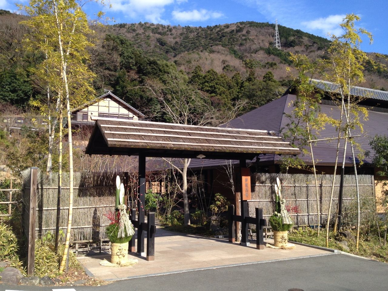 館外の様子です