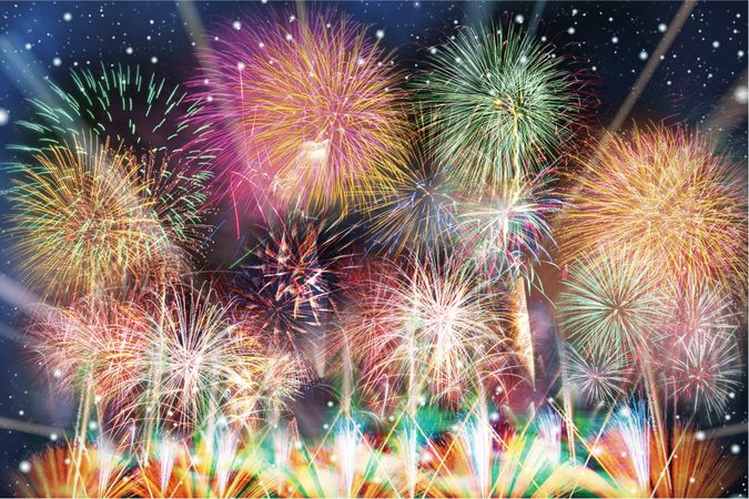 こんな花火大会もある施設です！