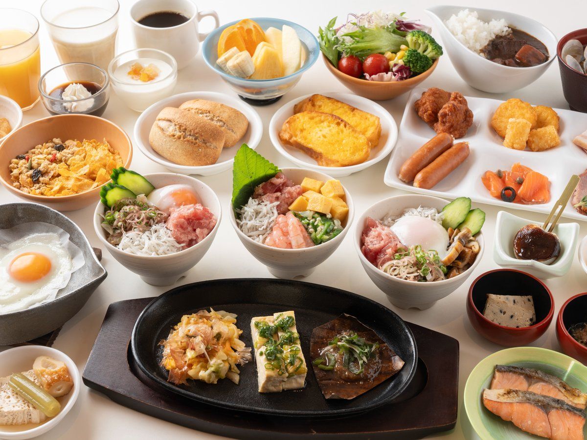 【朝食】バイキング料理の一例