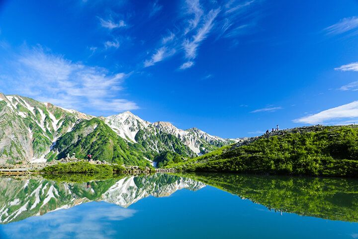 夏の白馬は絶景です