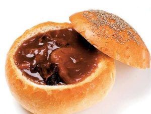 渡辺ベーカリーの「温泉シチューパン」は絶品です。