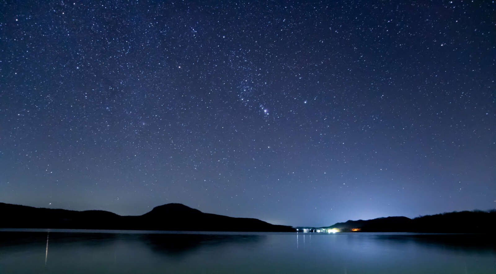 都会では見られない星空