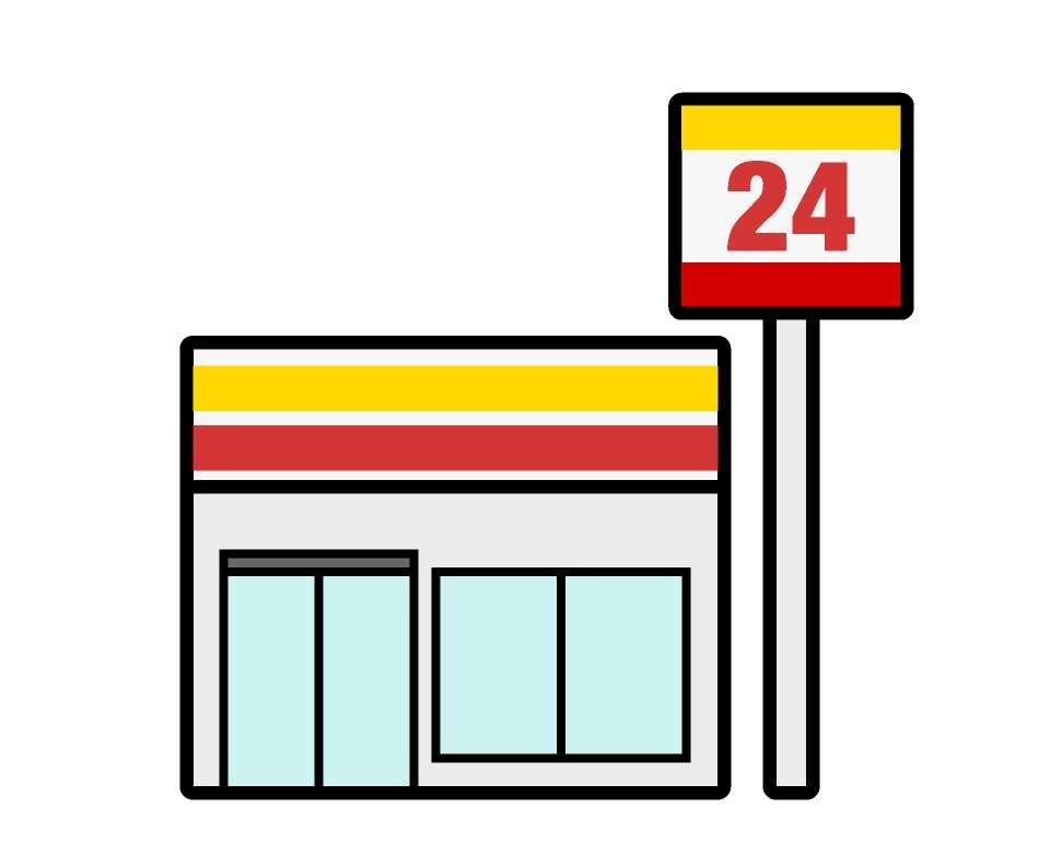 【周辺環境】コンビニまで徒歩圏内！