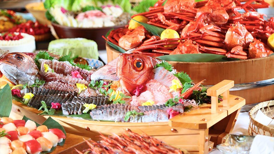 朝食ビュッフェ料理例