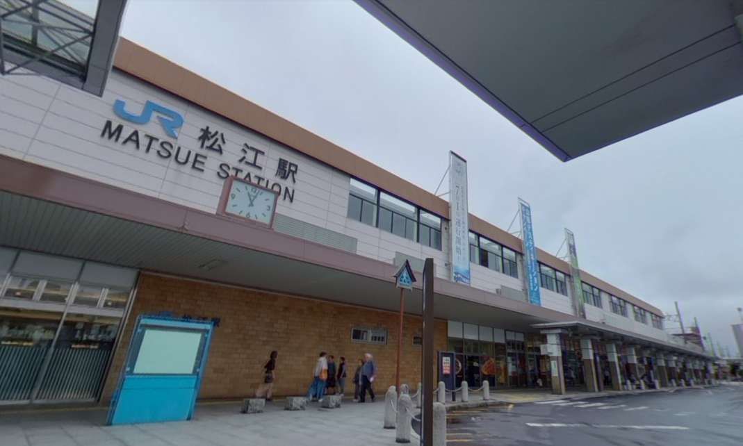 松江駅からバスも通ってます