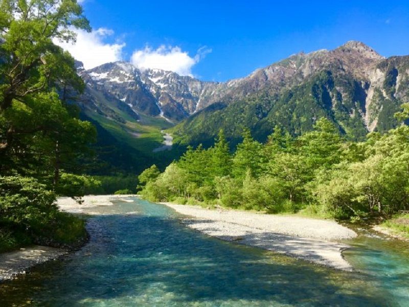 休日は大自然の中でリラックス
