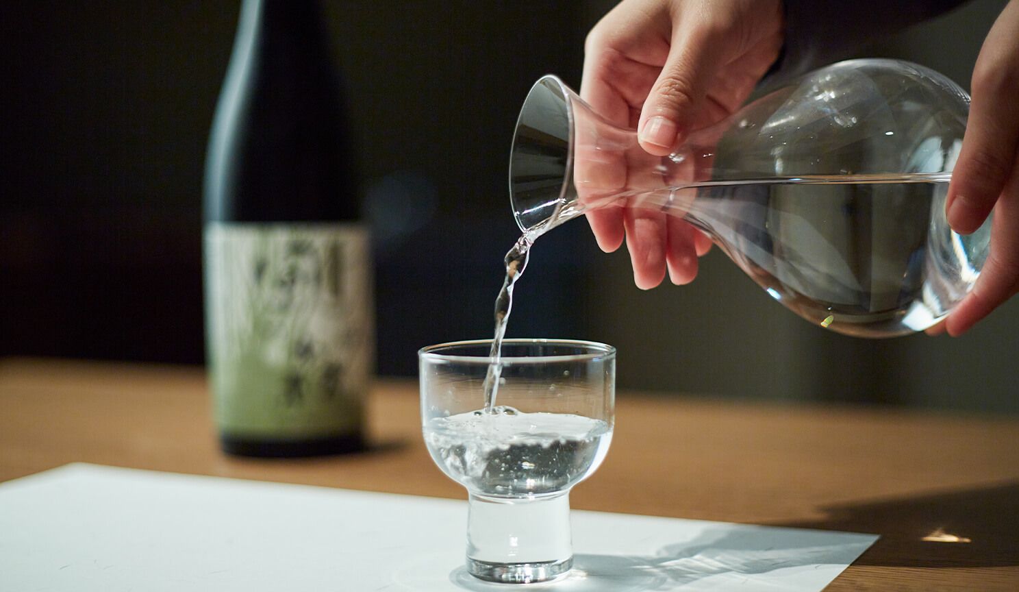 日本酒を提供しています