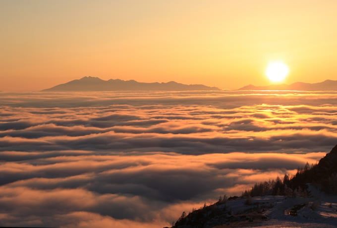【絶景】時期によっては雲海を楽しめます！