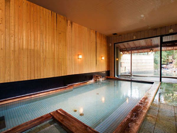 施設内の温泉。温泉入浴可能です！