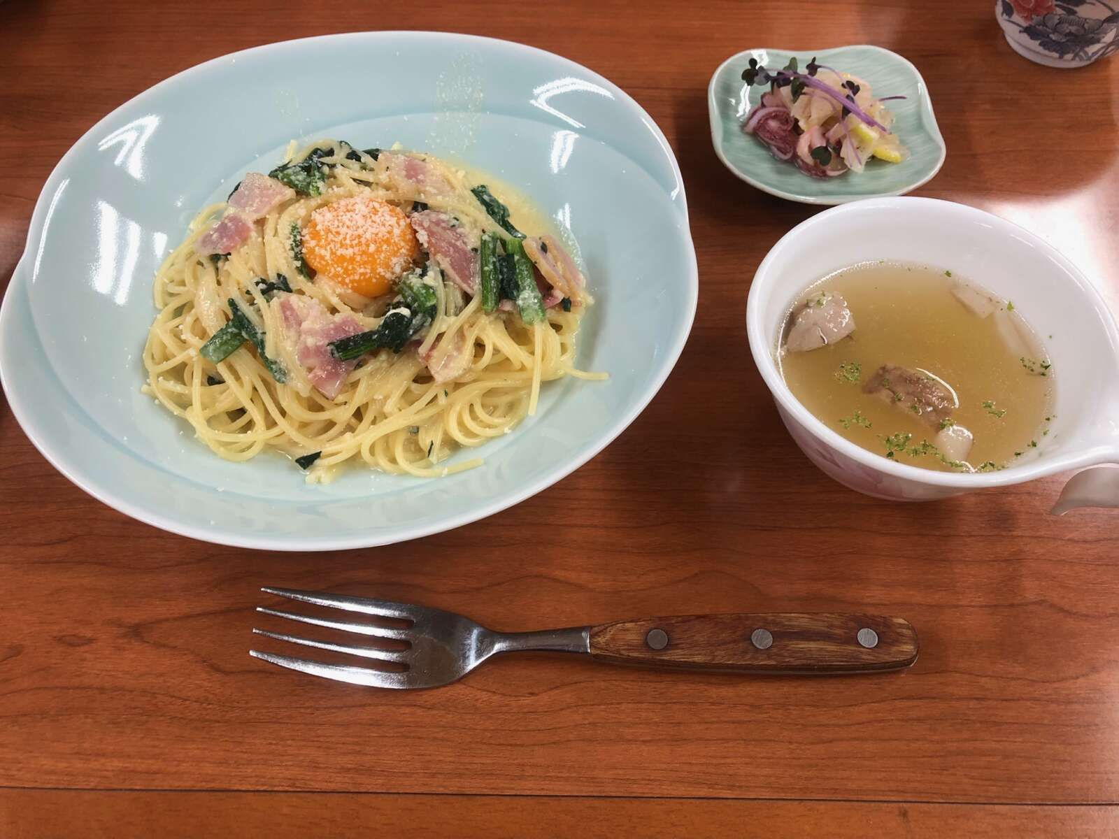 健康的な賄の様子！