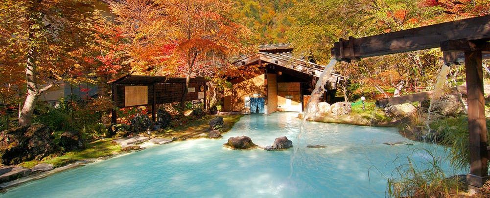 旅館自慢の温泉です