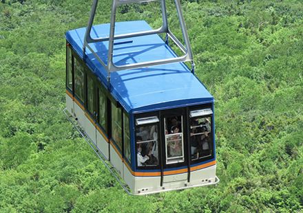 立山ロープウェイ（大観峰運輸区）大観峰駅～黒部平駅までは絶景のロープウェイ！