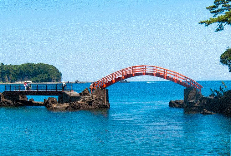 海が綺麗な佐渡島