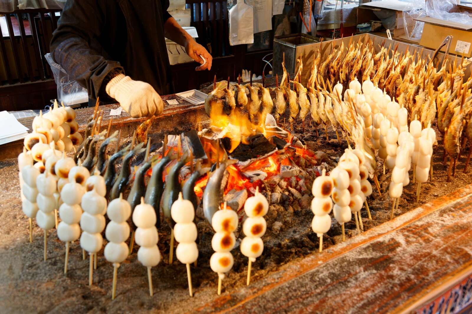 【栃木グルメ】囲炉裏焼きのアユは絶品