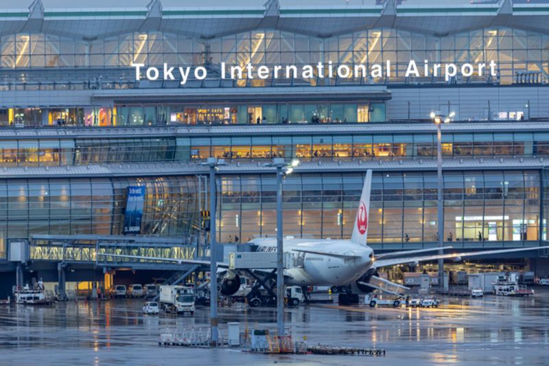 空港が目の前です