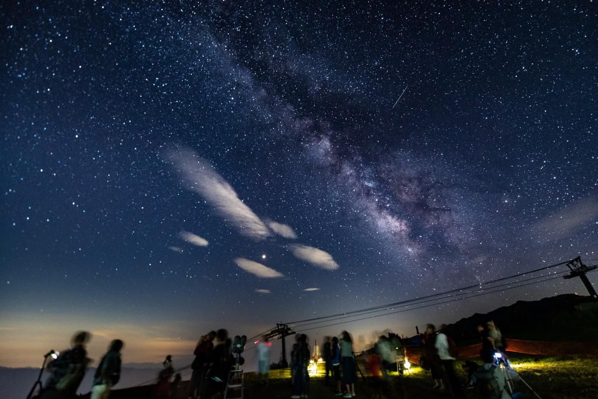 白馬の夜は星がとても綺麗です☆