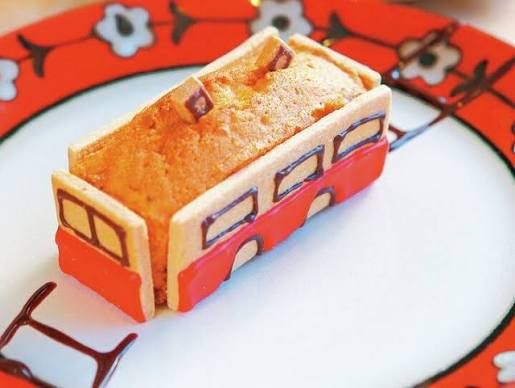 鉄道をイメージしたケーキ